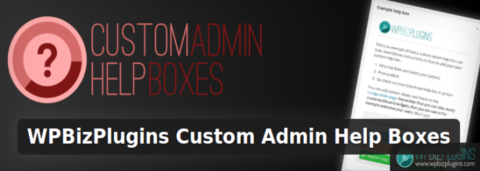 wpbizplugins-custom-admin-help-boxes